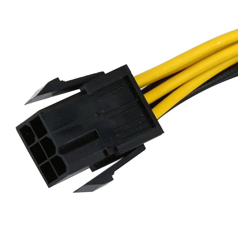 Кабель преобразователя питания PCI Express 6-pin до 8-pin 18 см для видеокарты GPU PCIE PCI-E