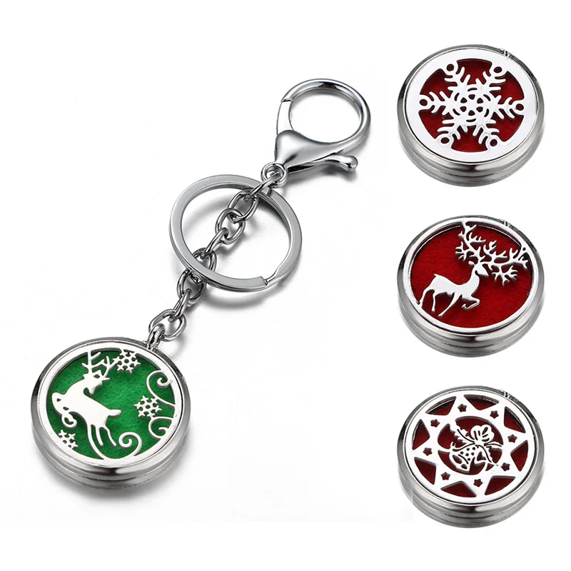 Рождественская елка со снежинками и колокольчиками олень ароматерапия духи