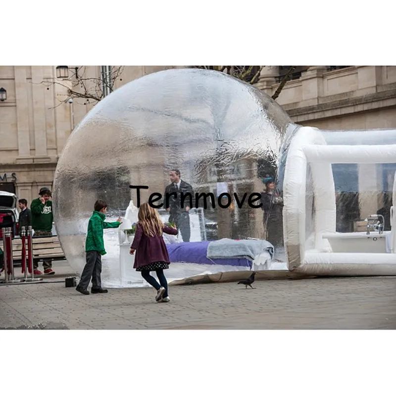 Палатка для хранения на открытом воздухе яркая надувная палатка пузырь с