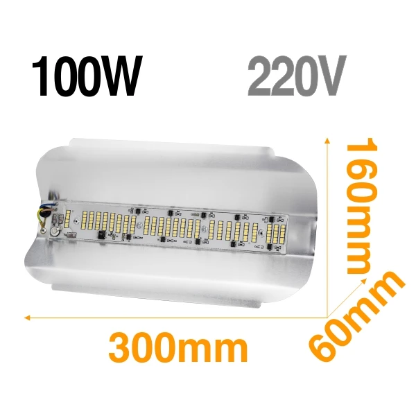 100W Cold Light 220 В светодиодный светильник для выращивания 50 Вт 100 Вт Светодиодный прожектор s Точечный светильник Fitolamp lodine лампа для комнатных растений и цветов светильник для рассады с европейской вилкой - Испускаемый цвет: 100W Cold Light