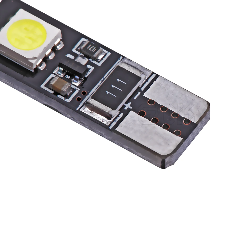 Горячая распродажа 50 шт./лот новая высокая яркость Canbus T10 led canbus W5w 2smd 5050