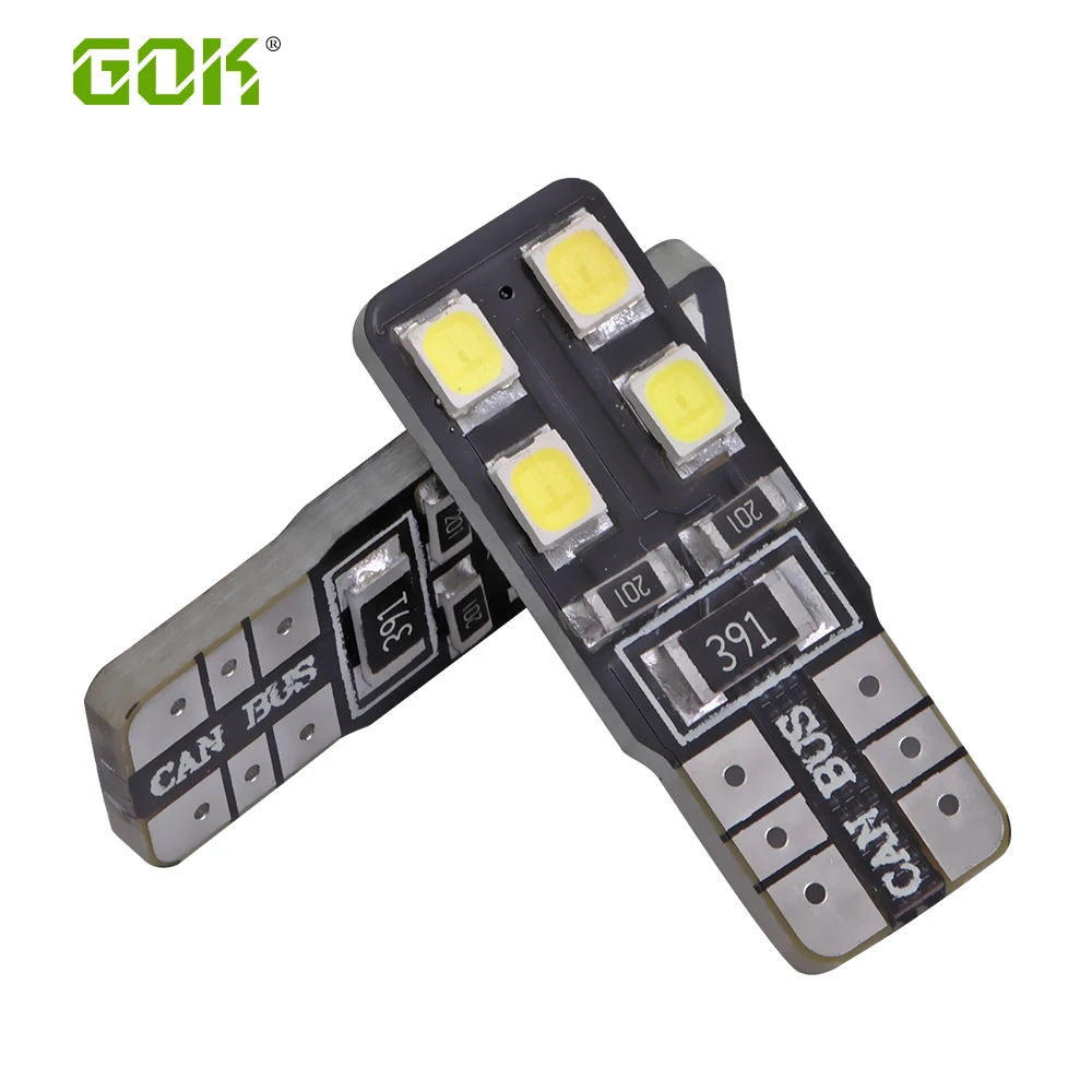 10 шт./лот Canbus T10 8smd 2835 Светодиодные Автомобильные фары W5W t10 LED canbus 194 SMD без ошибок