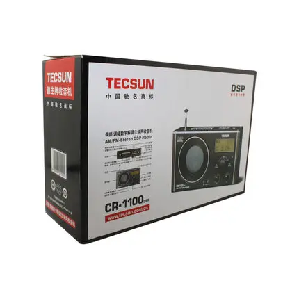Tecsun CR 1100DSP FM AM цифровая Демодуляция DSP Radio легкое управление высокая