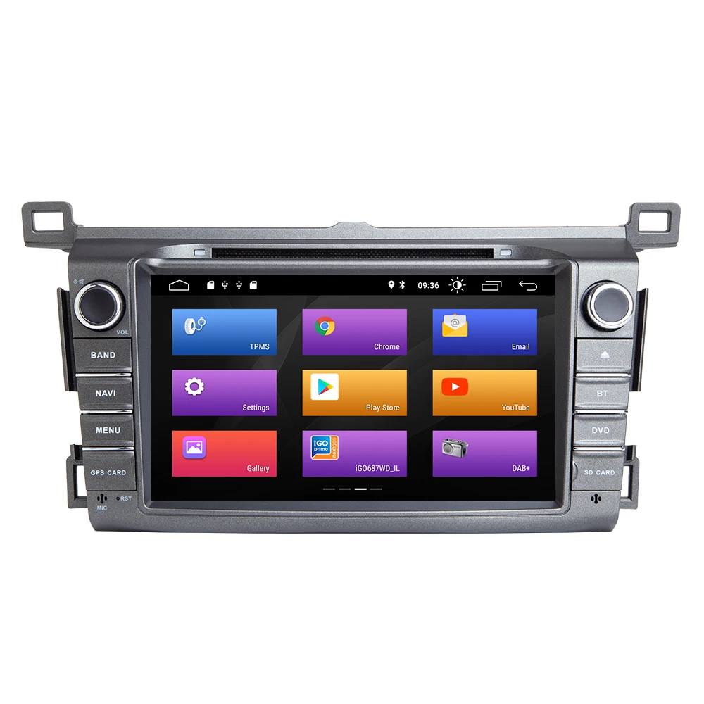 2 din Android 9,0 автомобильный dvd-плеер Авторадио для Toyota RAV4 Rav 4 2013 gps навигация мультимедиа головное устройство стерео Wifi