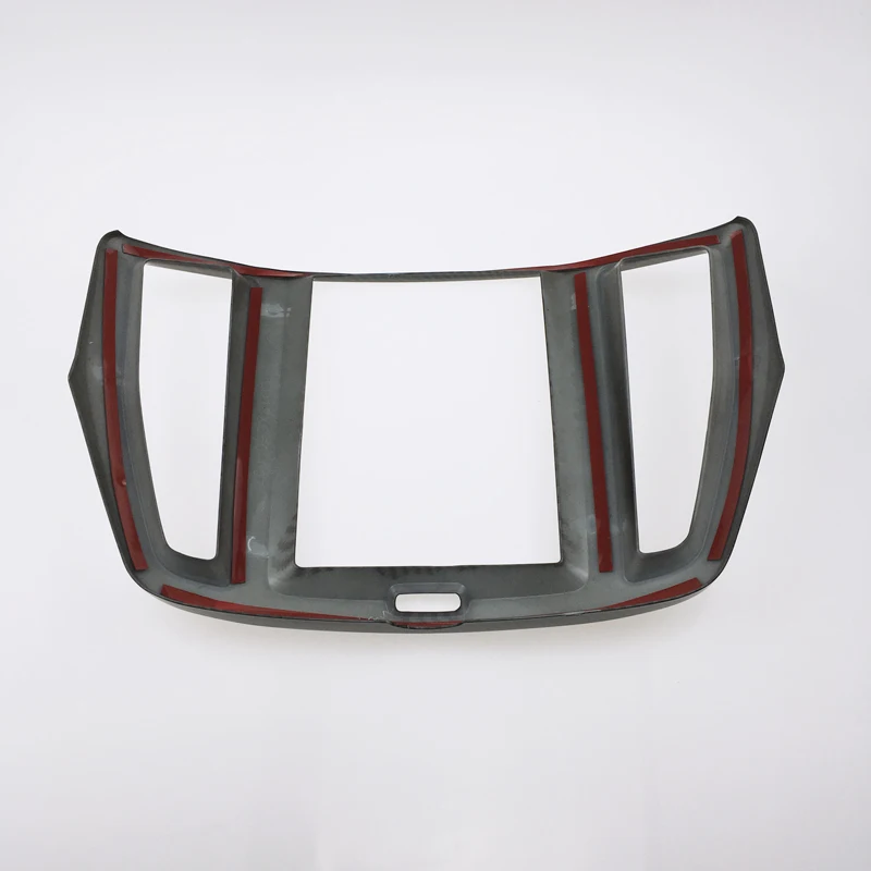 

For Volvo XC60 2018 Inner Central Console Navigation Cover Decorative Trim ABS 1pcs Carbon Fiber Style car styling
