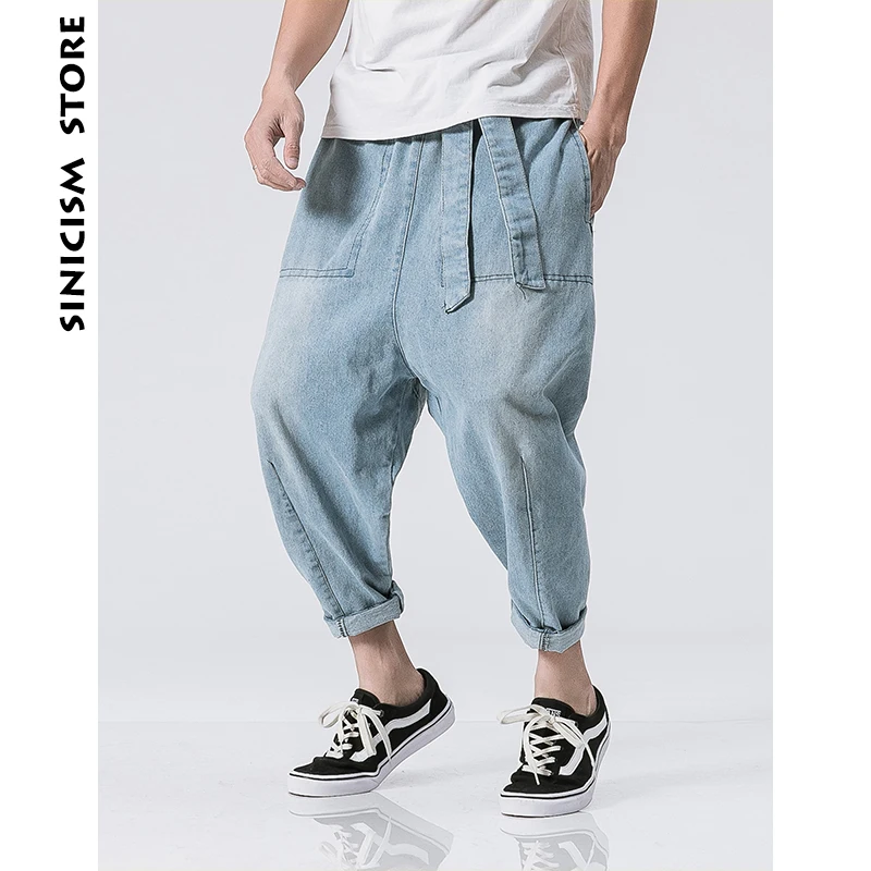 Sinicism Store 2018 новый мужской 5XL свободные джинсы мужские повседневные винтажные