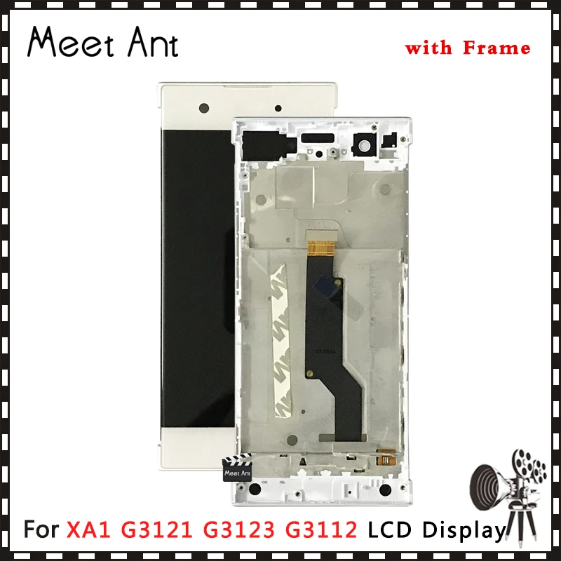 DHL 10 шт. Высокое качество для Sony Xperia XA1 G3112 G3116 G3121 G3123 G3125 ЖК-экран с кодирующий