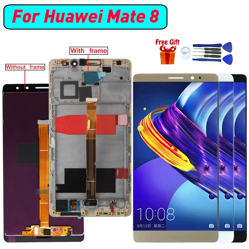 Для Huawei Mate8 ЖК дисплей кодирующий преобразователь сенсорного экрана в сборе