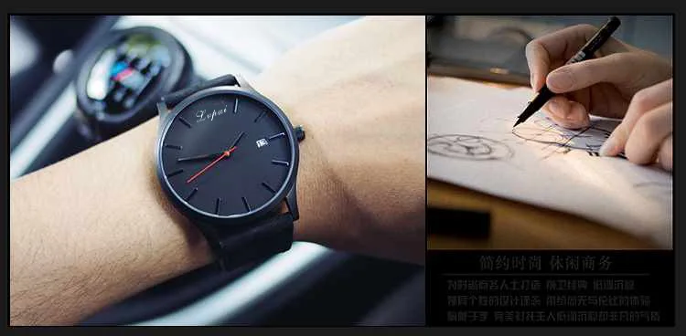 Reloj Hombre мужские часы модные часы для мужчин лучший бренд роскошные часы мужские спортивные наручные часы кожаные повседневные часы