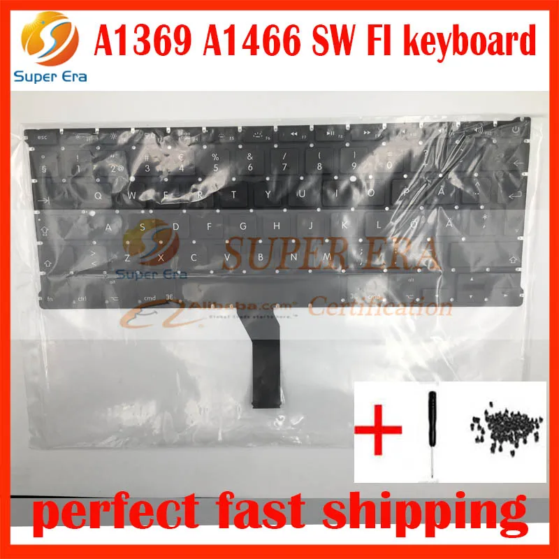 10 шт./лот 2011 2015year клавиатура без подсветки с подсветкой для macbook air 13 ''A1369 A1466 SD SW