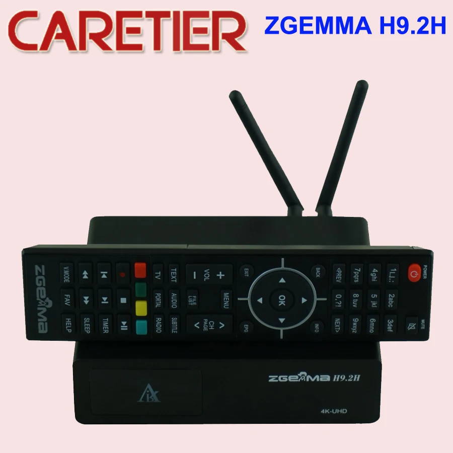 Оригинальный ZGEMMA H9.2H цифра спутниковый телевизионный ресивер bulit в WI FI ОС Linux