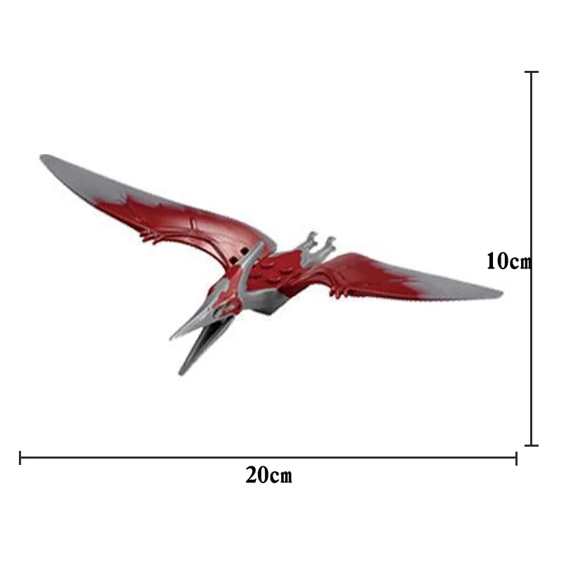8 шт./лот Динозавр мир Юрского периода детские развивающие строительные блоки