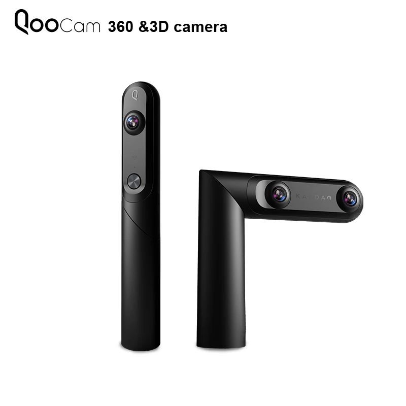 QooCam 4K 360 и 3D VR 180 камера-вращающийся 3 объектива, портретный режим, стабилизация видео, смарт-клип, 120 FPS замедленное движение, 3D фото