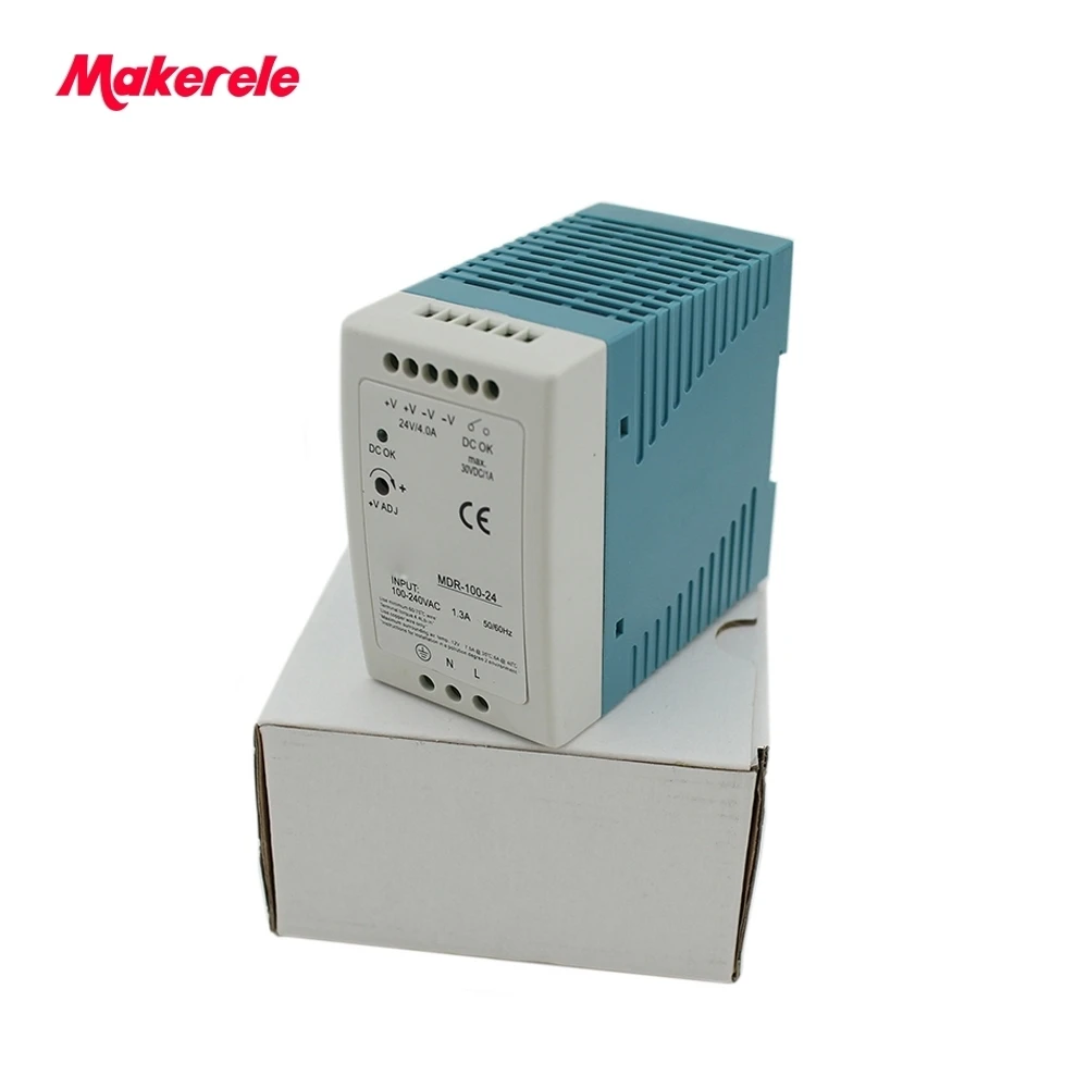 AC DC 100 Вт режима коммутации Питание 110 В/220 В до 5 12 24 48 din рейку драйвер для