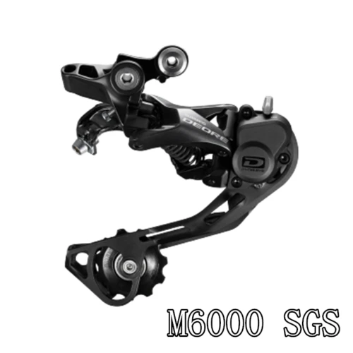 Оригинальный Shimano DEORE велосипедный RD M6000 GS/SGS Shadow задний переключатель для