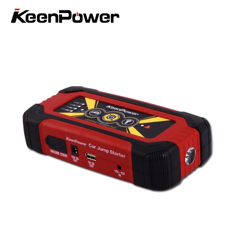 Keen power автомобильный прыжок стартер портативный В 12 бензиновый дизельный