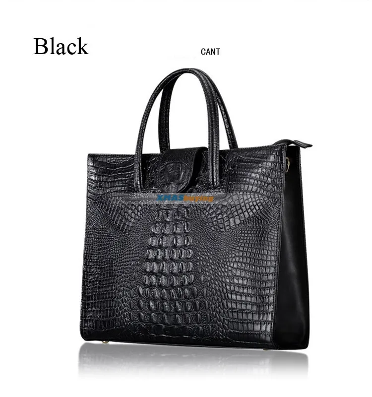 XMESSUN женская сумка из натуральной кожи большая через плечо с крокодиловым узором