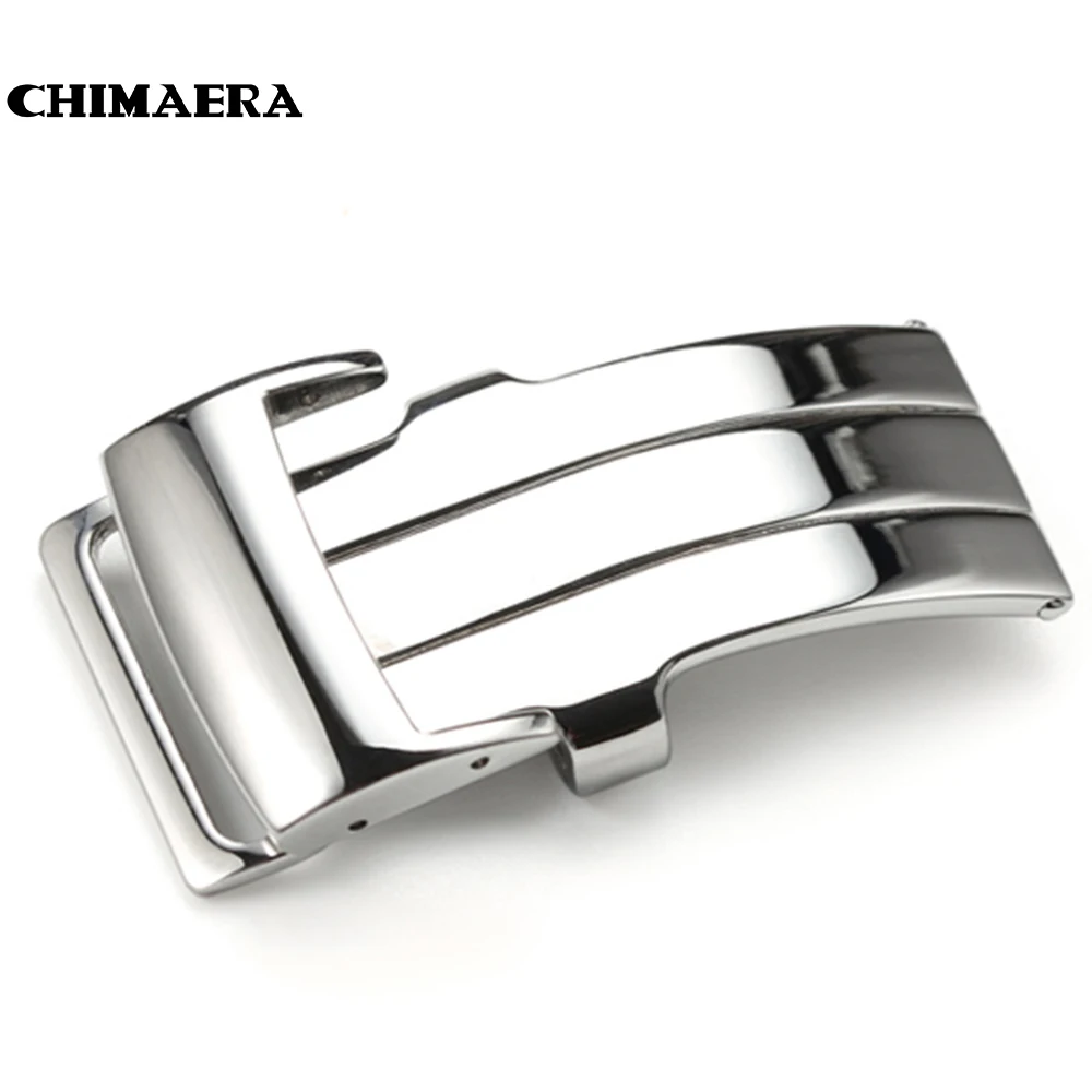 Застежка для часов CHIMAERA 20 мм из нержавеющей стали 316L с полированной пряжкой