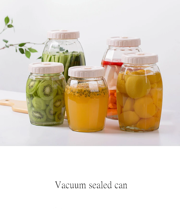 Стеклянная герметичная банка, кухонная банка, бутылка, банка для конфет, энзим, Kimchi, стеклянные контейнеры для хранения продуктов