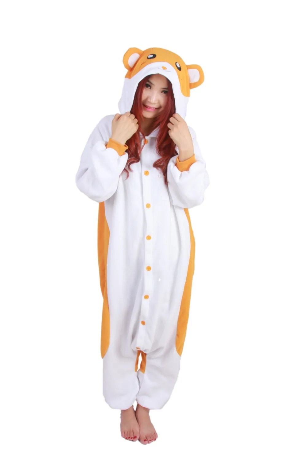 Трико комбинезон Hamtaro Kigu для взрослых мужчин и женщин флисовый на хэллоуин
