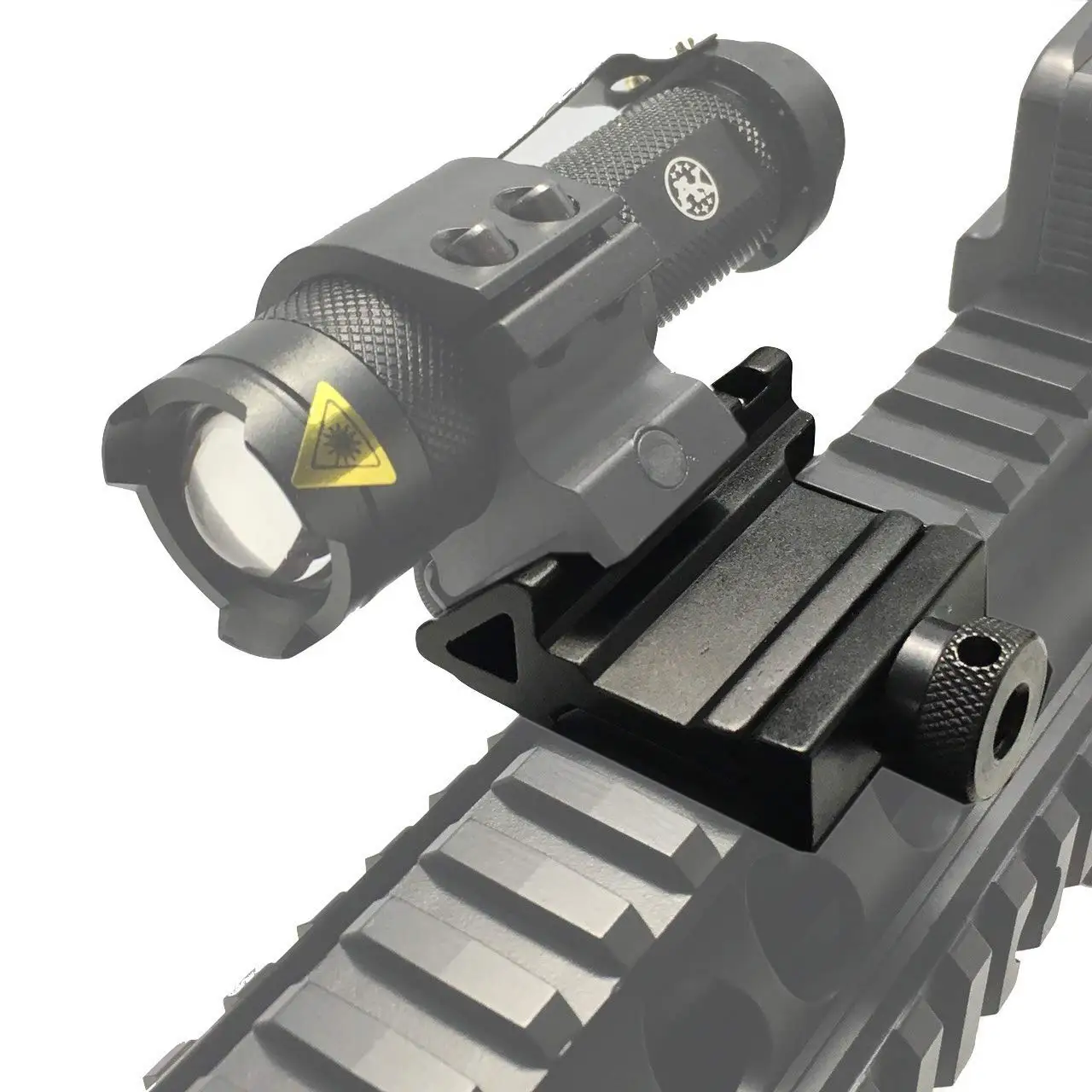 

UniqueFire Scope Mount Fit for mounting Rail 20 mm Rails - Side mounting Base for tilt mounting for LED Flashlight Torch