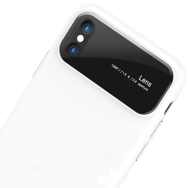 LONEUX Luxury Phone Case For iPhone X Ultra Thin PC Slim Transparent Back Cover 10 Full Shell |