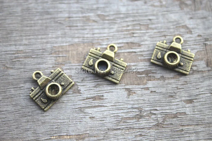 20 шт. -- подвески для камеры античные бронзовые в форме 14x13мм | Украшения и