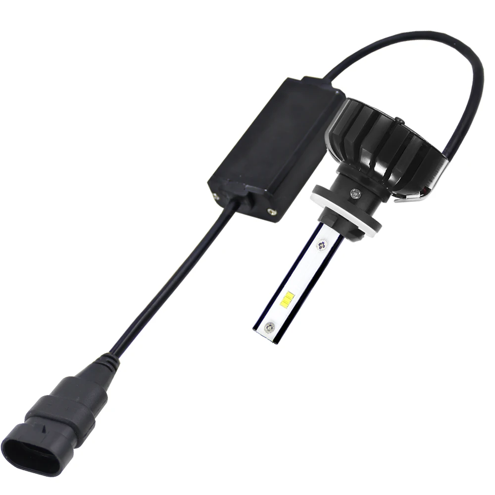 1 пара LS01 F7 LED H27/880/881 автомобильные 8000LM фары освещение 6000K лампа заменить 80 Вт W/анти