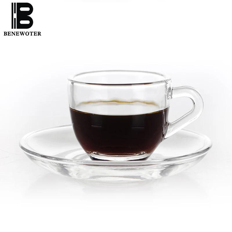 60 мл простая концентрированная чашка для индейки прозрачная кофейная кружка