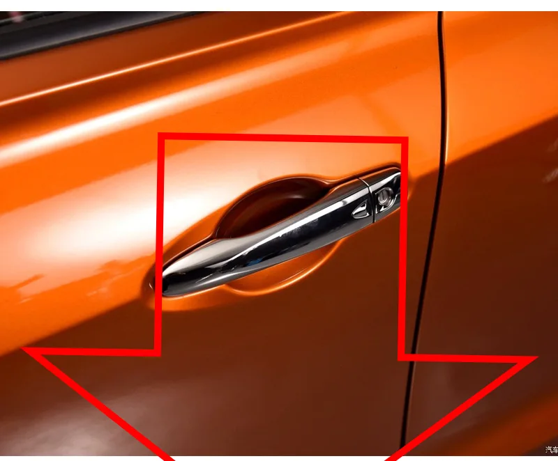 Для Nissan ногами Роскошные Высокое качество Хромированная ручка чаши Крышка 2016 2017