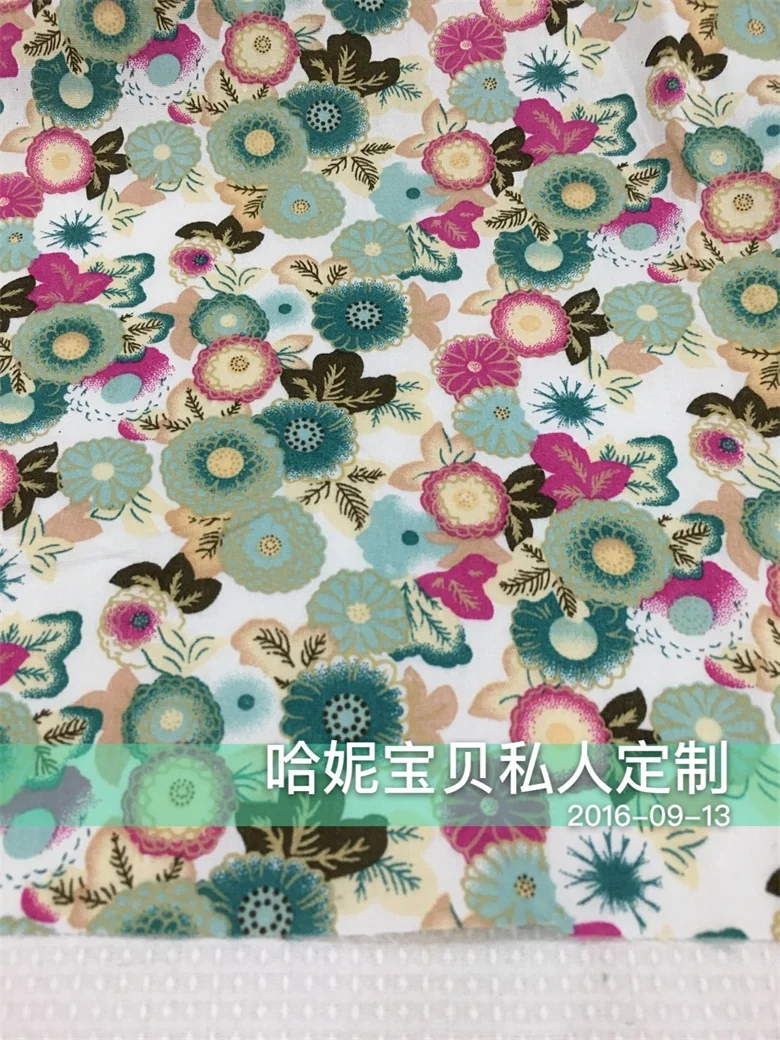 Поплин из чистого хлопка подходит для различных DIY таких как юбка рубашка