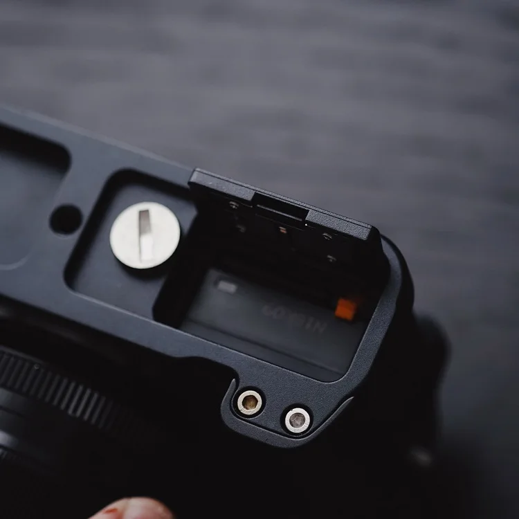 Черный Pro Quick Release L пластина/L тип кронштейн штатив подходит для Fuji фильм Fuji XT20 X-T30 рукоятка держатель