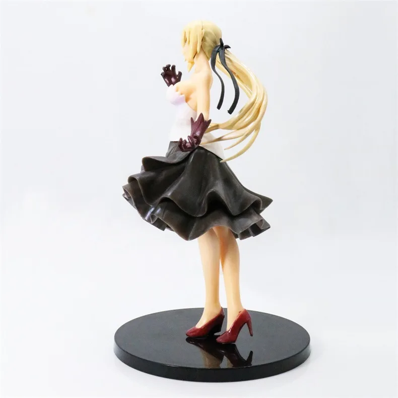 Аниме Bakemonogatari Oshino Shinobu стоя Ver ПВХ фигурка Коллекционная модель кукла игрушка 18 см