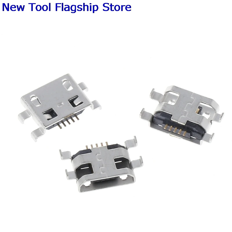 10 шт. Тип B Micro USB 5 Pin гнездовой Зарядное устройство крепление с портом Jack для