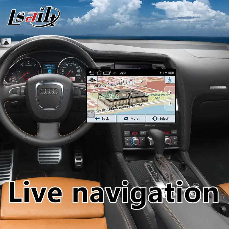 Android 6 0 GPS навигатор 3G для AUDI MMI Q7 A8 A6 с Mirrorlink Wi Fi навигацией в реальном времени