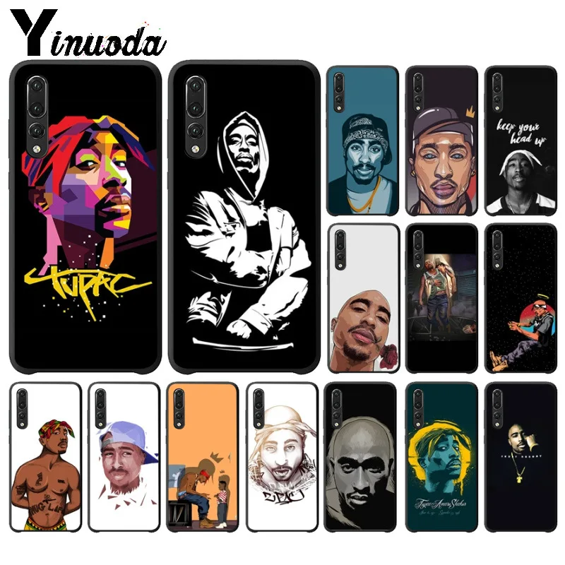 Yinuoda 2Pac Tupac Amaru Shakur чехол для телефона Huawei P10 plus 20 pro P20 lite mate9 10 honor view10 мобильные