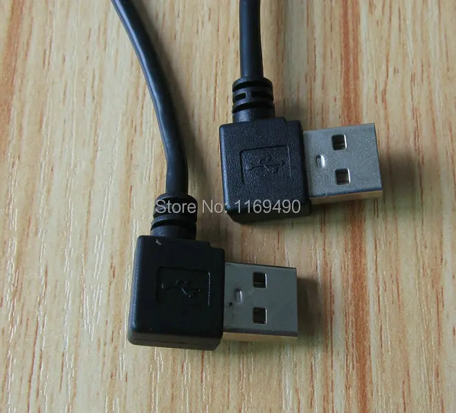 1 пара/2 шт короткий USB 2 0 A папа с левым углом к micro b 5p правым + Удлинительный адаптер