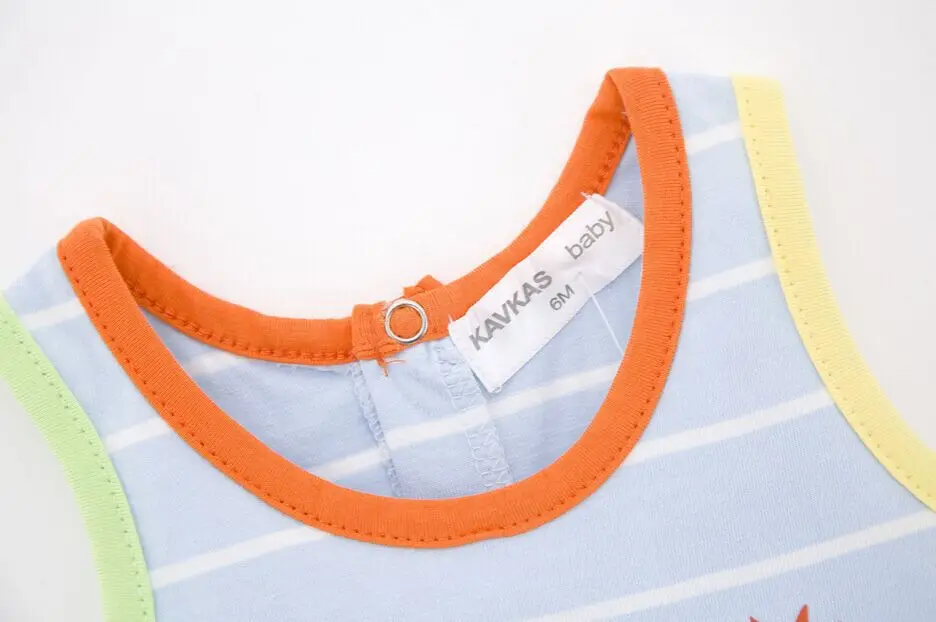 Летняя стильная Высококачественная Милая полосатая одежда без рукавов для