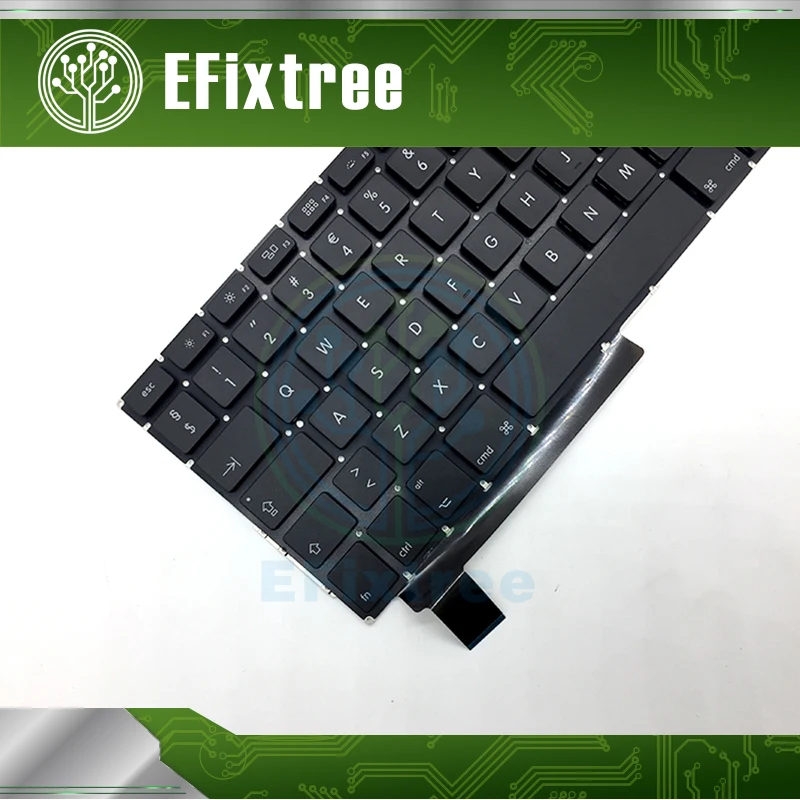 Клавиатура A1286 Датская для Macbook Pro 15 дюймов клавиатура + Подсветка винты 2009-2012 года