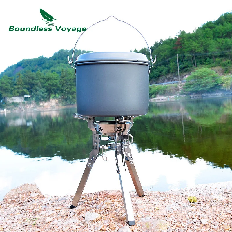 Газовая плита Boundless Voyage 3800 Вт Складная газовая печь наружная пикника пищевая