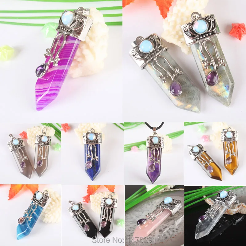 Полосатый оникс аметист лазурит розовый кварц лабрадорит прозрачный кристалл