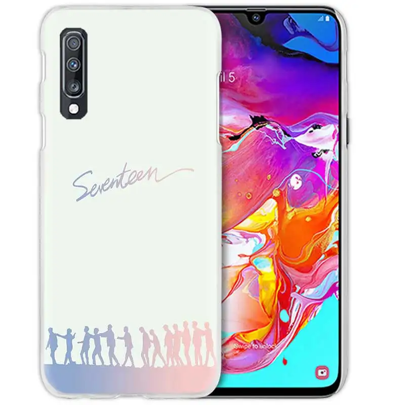 Чехол Monsta X KPOP Boy Group для samsung Galaxy A50 A70 A20e A40 A30 A20 A10 A8 A6 Plus A9 A7 жесткий прозрачный чехол для телефона