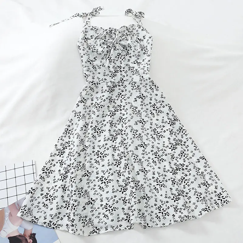 Женское летнее платье с v образным вырезом богемная Цветочная Туника пляжное