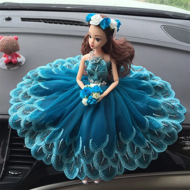 Украшения для автомобиля кружевное свадебное платье украшение принцессы