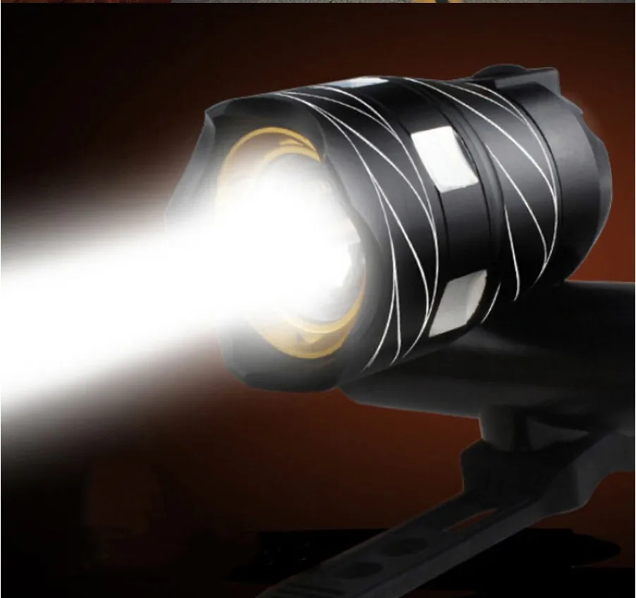 

Basecamp 15000LM Free Zoom Waterproof T6 LED Bicycle Light Bike Front Lamp Torch Headlight with USB Rechargeable Cycling light