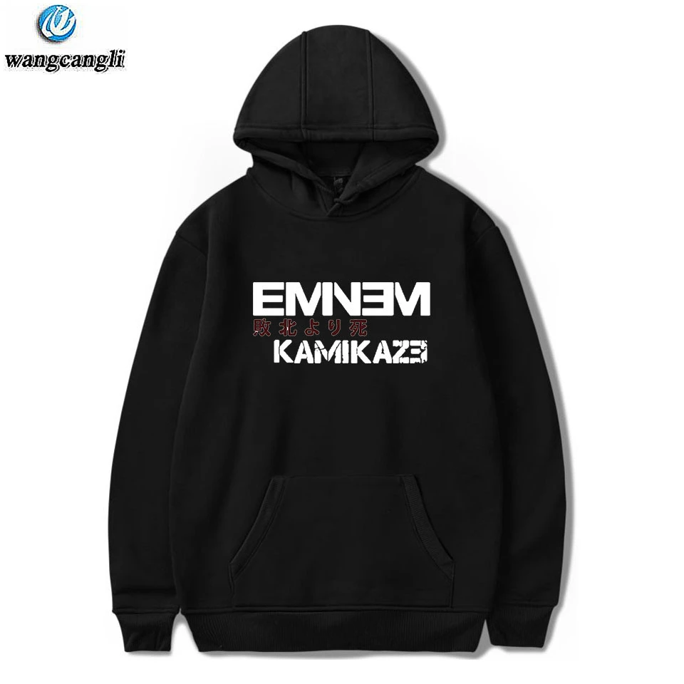 Мужская/Женская толстовка с капюшоном EMINEM Kamikaze модная теплая в стиле хип хоп для