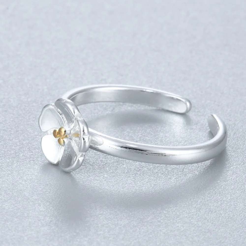 Женское кольцо с цветком вишни Chandler регулируемое для ногтей|brand rings for women|rings womenring
