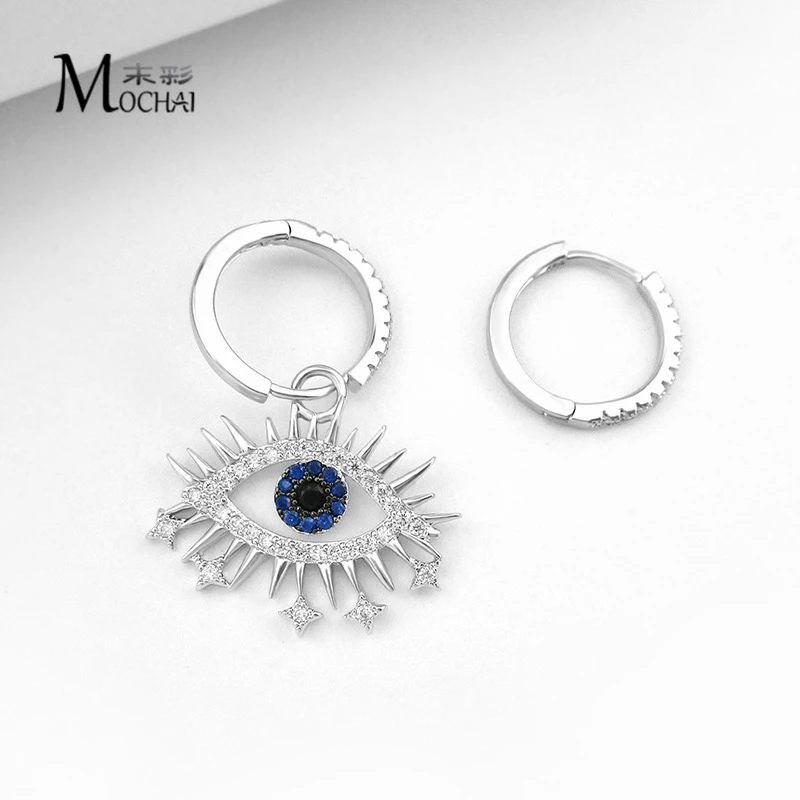 Серьги в европейском и американском стиле Lucky Eyes ассиметричные серьги творческие