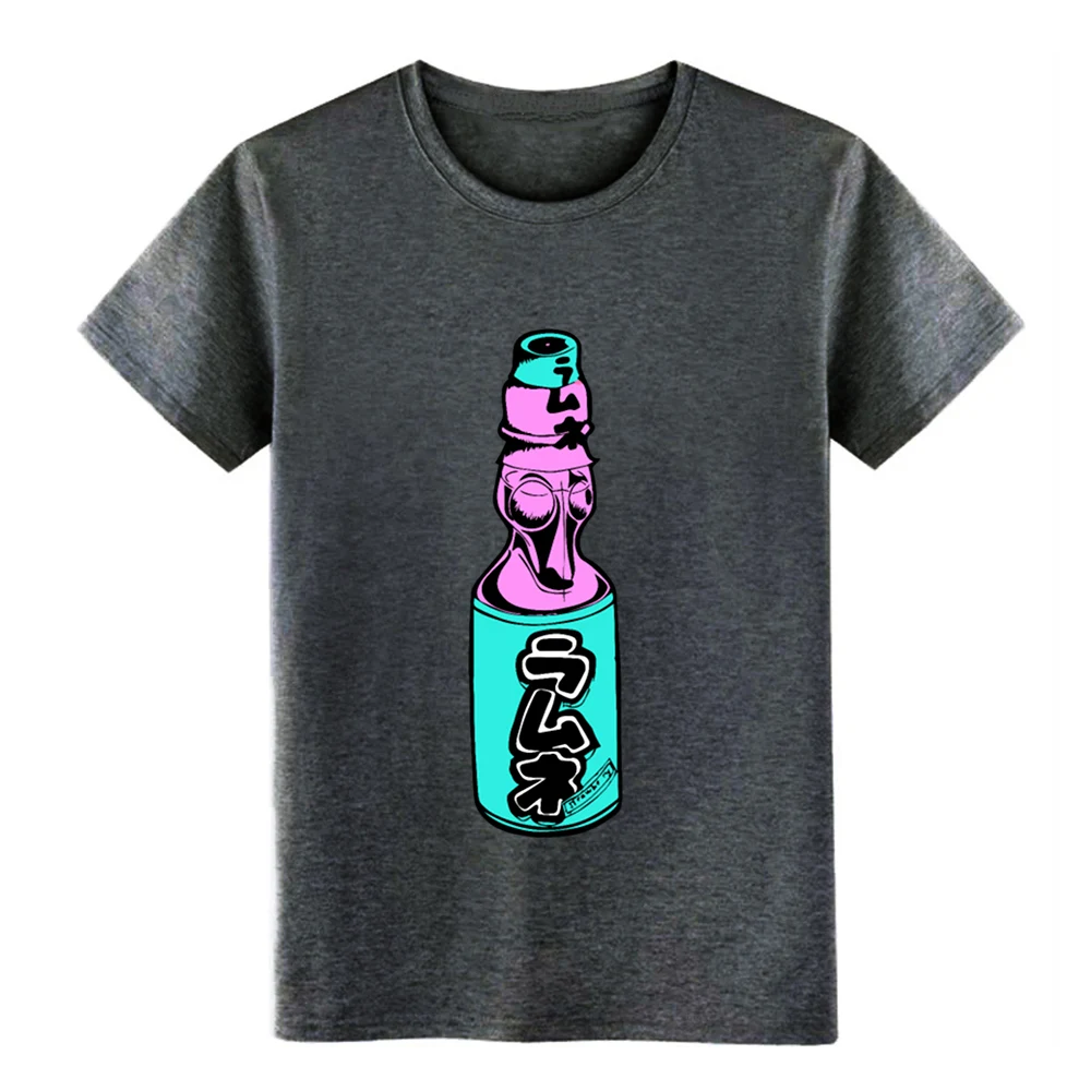 Kawaii японский Сода Vaporwave футболка Ретро 80s персонаж S XXXL сплошной цвет свободный