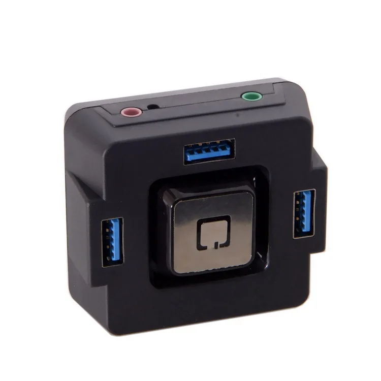 

USB 3.0 to 3.5mm Audio Adapter & 3 Port HUB & Reset Boot Push Button Switch for Motherboard & Computer
